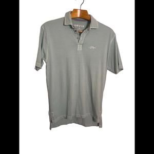 Orvis Polo Shirt Mens Pale Green Anglers Outdoor Fishing Logo Collared Size Med